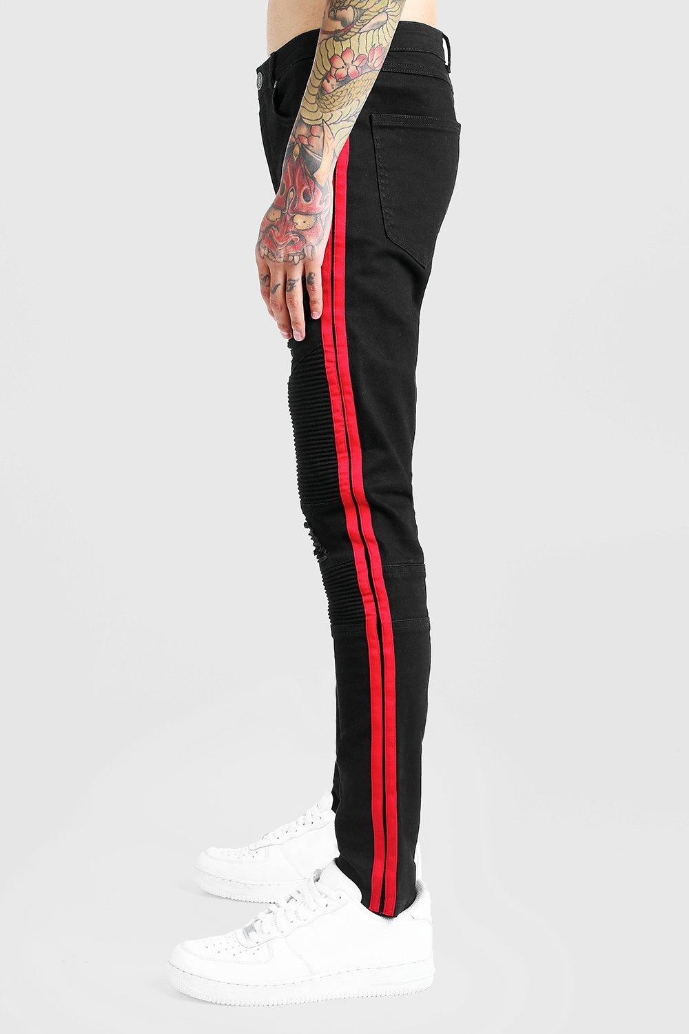 red tape black jeans