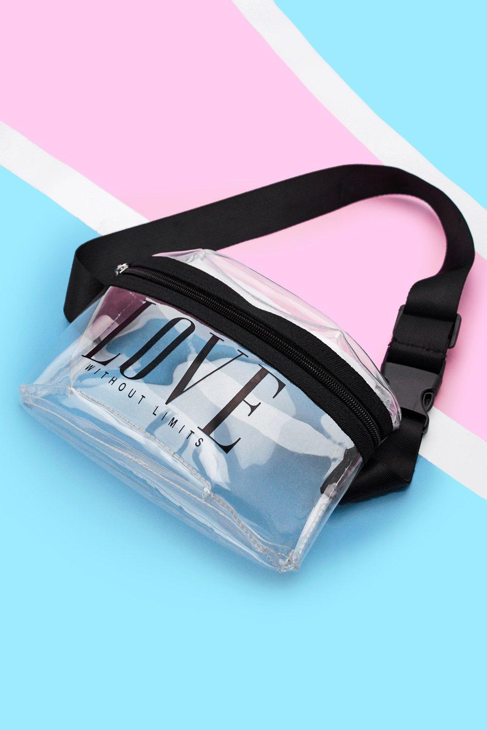 perspex bum bag