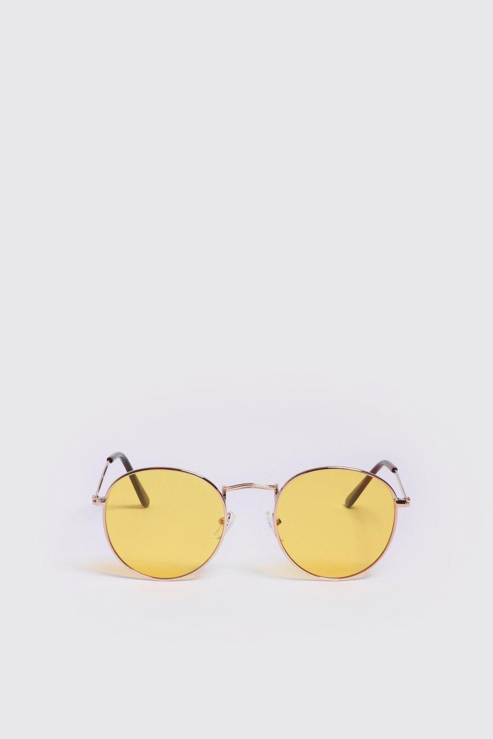 

Круглые солнцезащитные очки с линзами Revo, Yellow