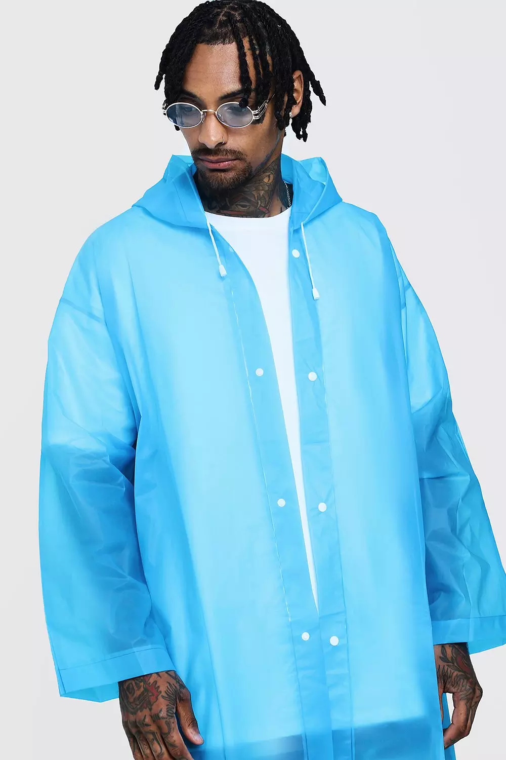 Boohooman raincoat cheap