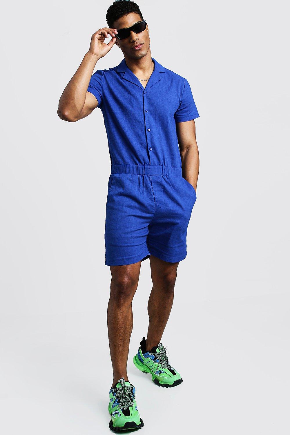 mens short jumpsuit