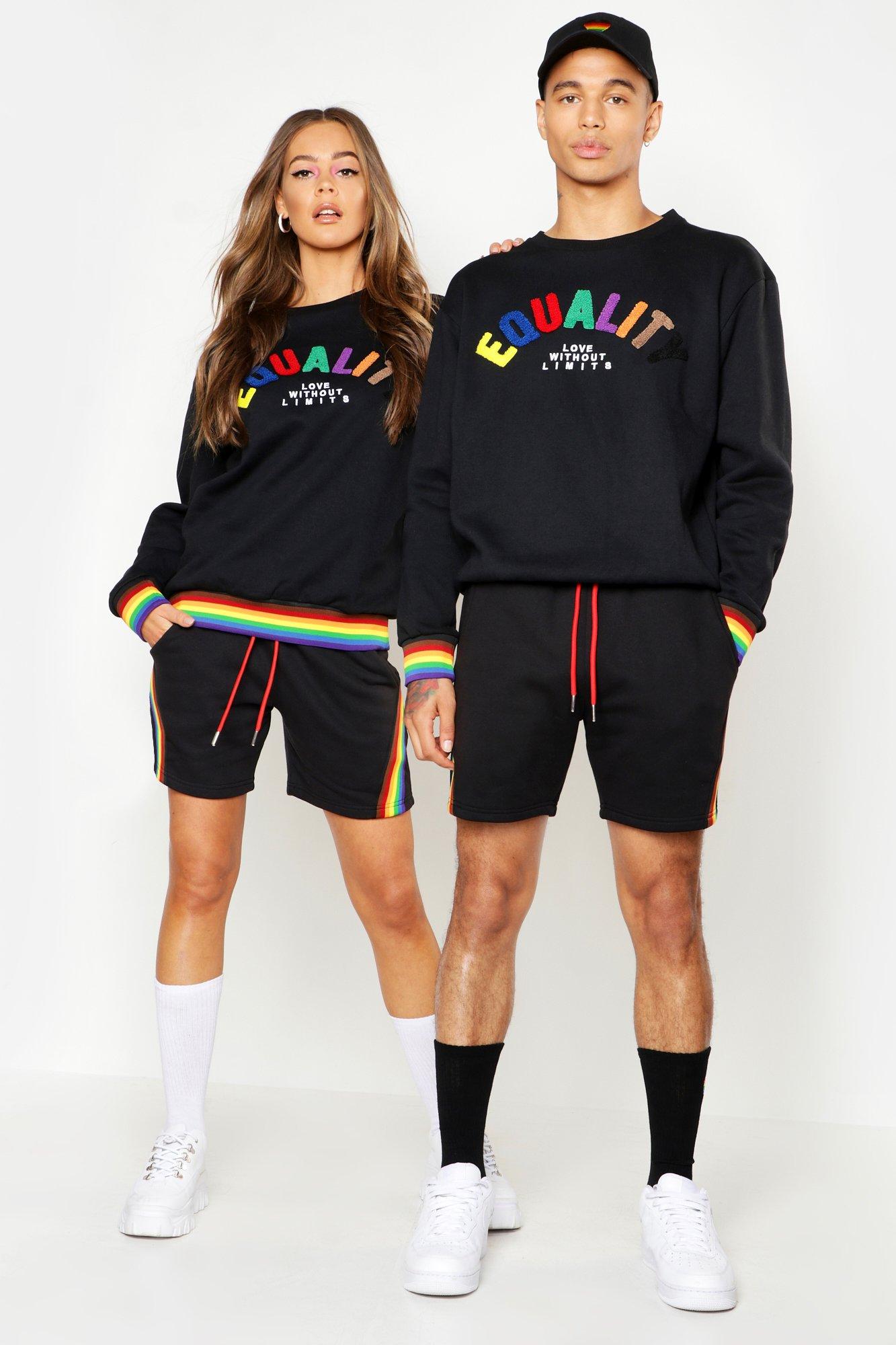 

Свободный свитер с аппликацией Equality из коллекции Pride, Black