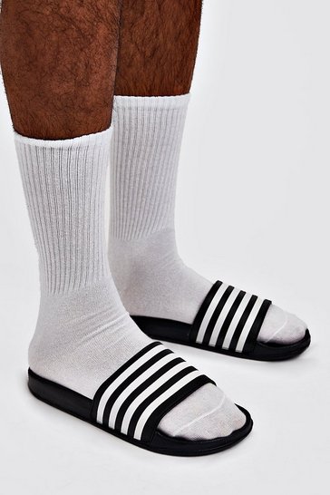 Mens Sliders | Mens Sandals & Flip Flops | boohoo UK