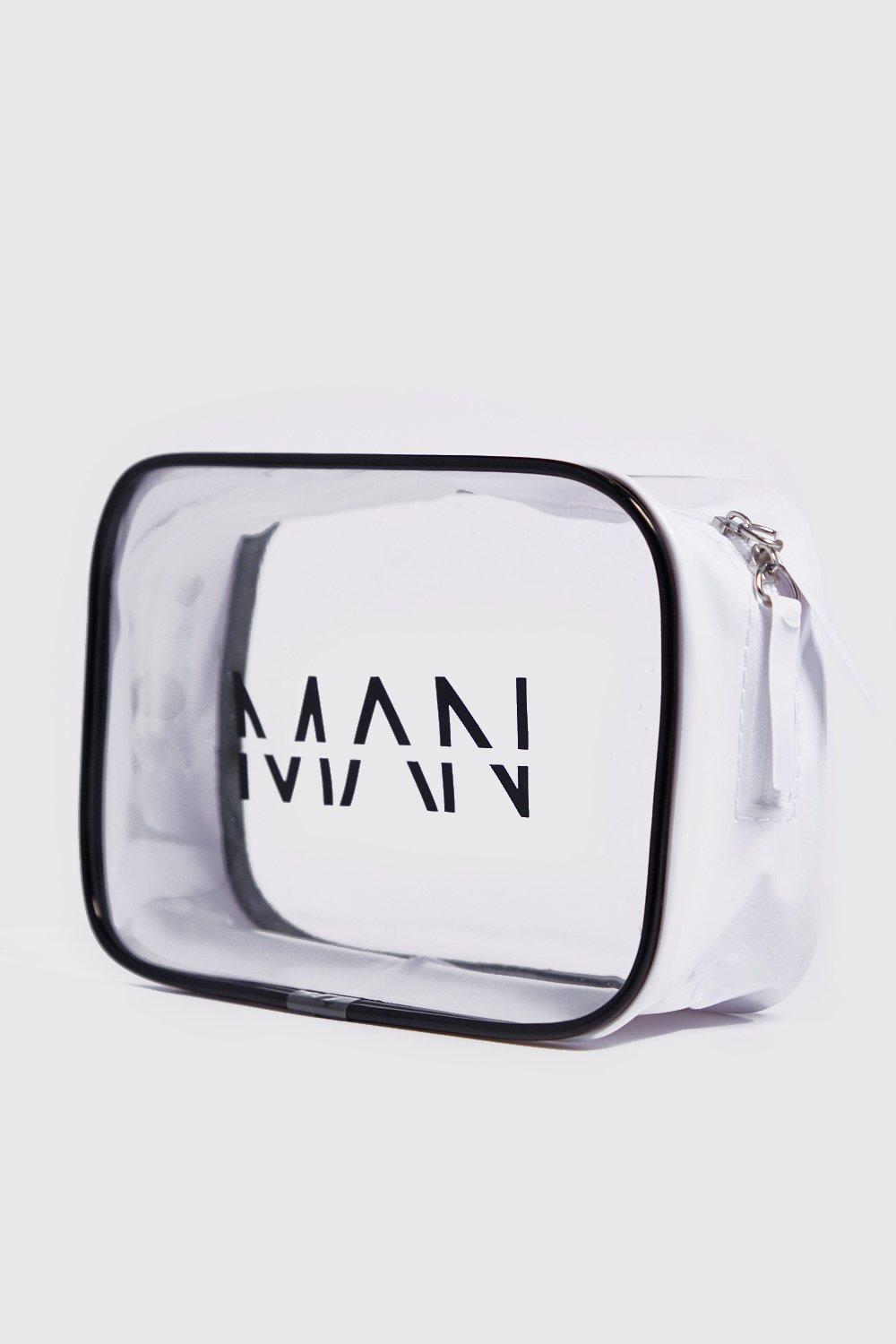 clear man bag