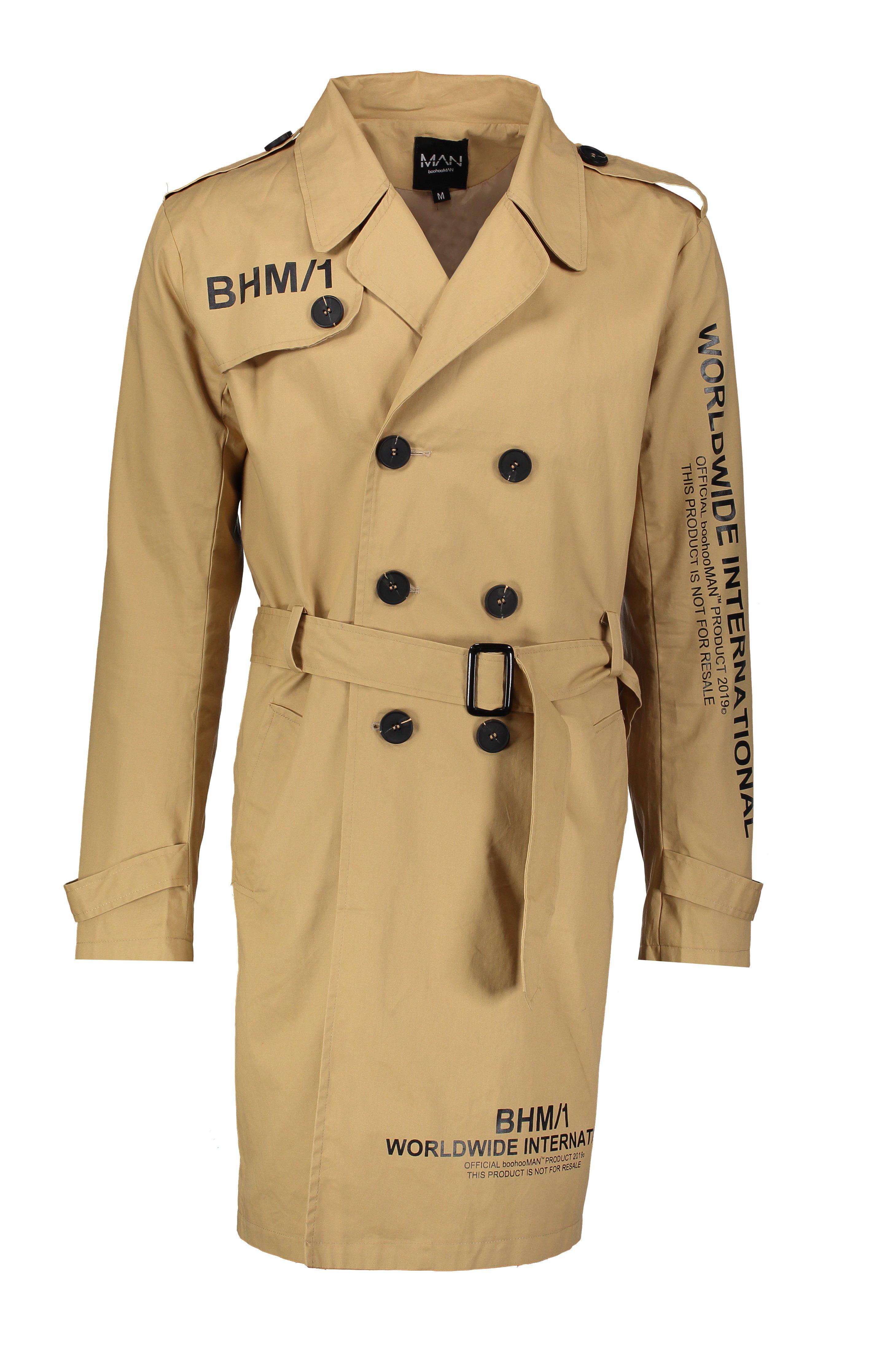 boohooman trench coat