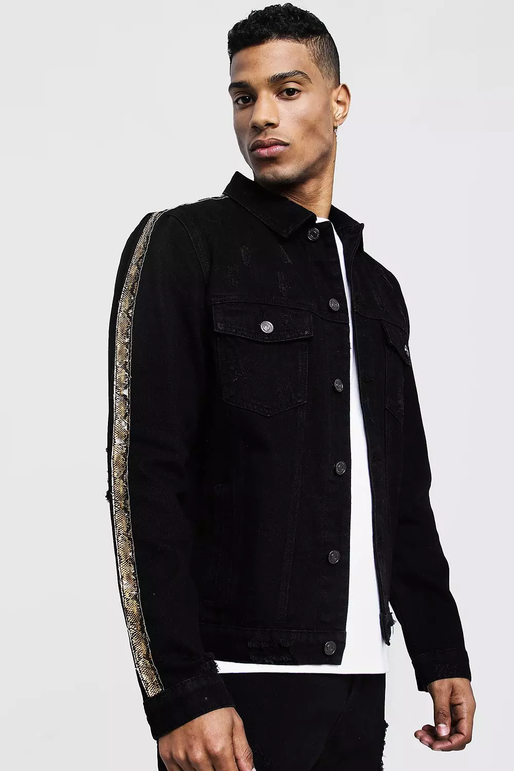 Snakeskin hot sale denim jacket