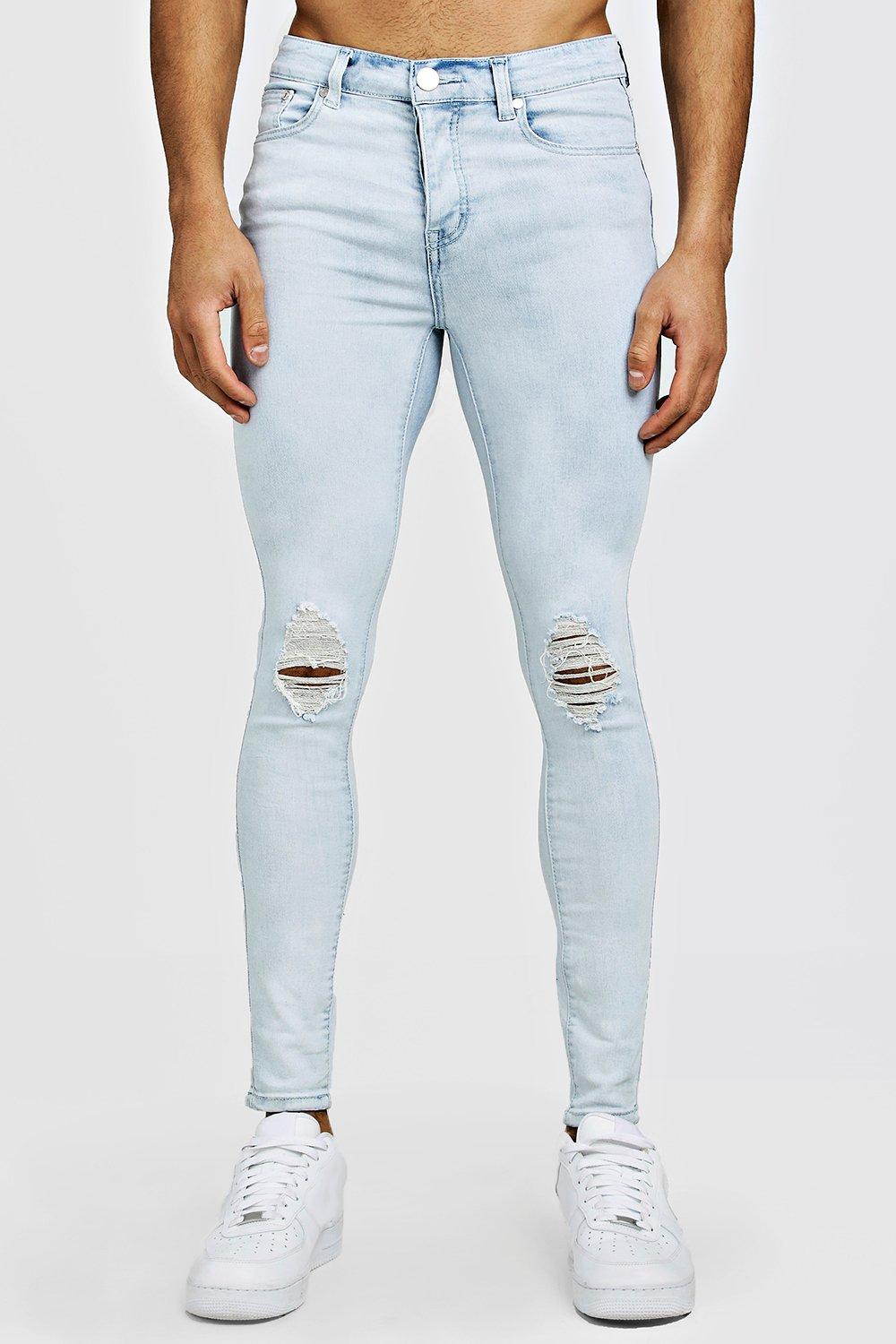 ripped spray on jeans