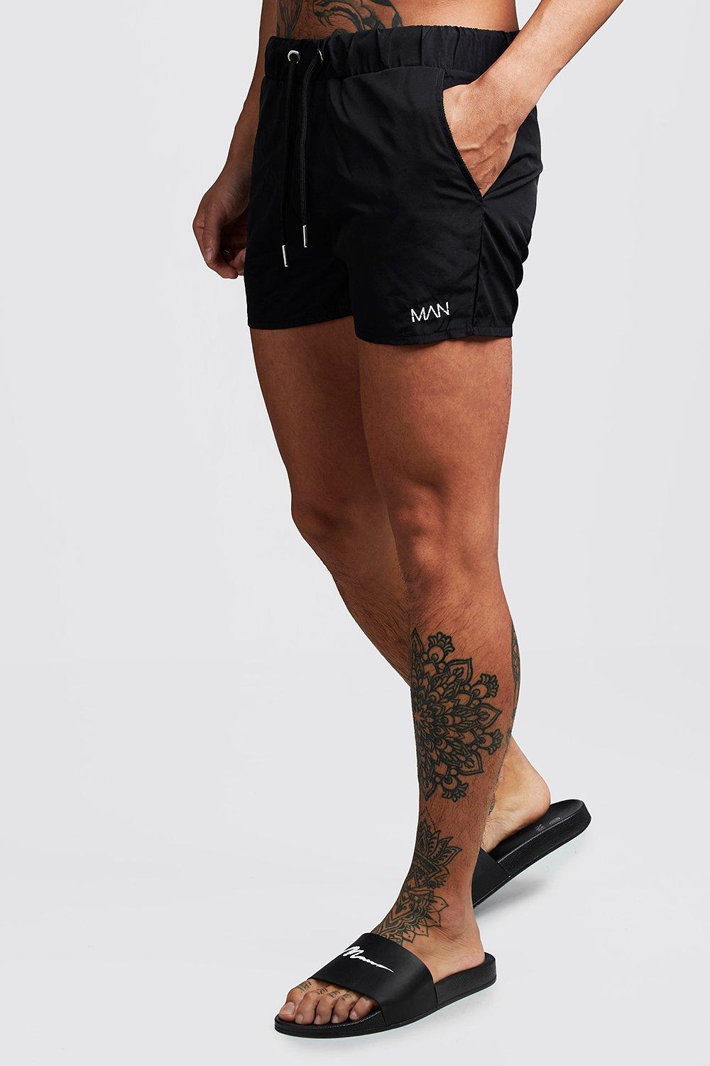 

Оригинальные шорты MAN для плавания короткой длины, Black