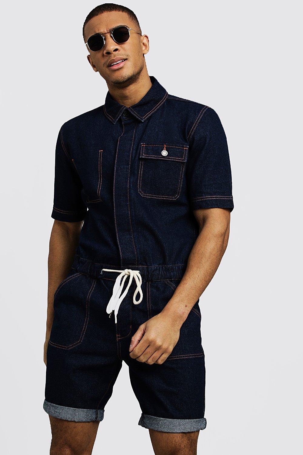 denim jumpsuit mens