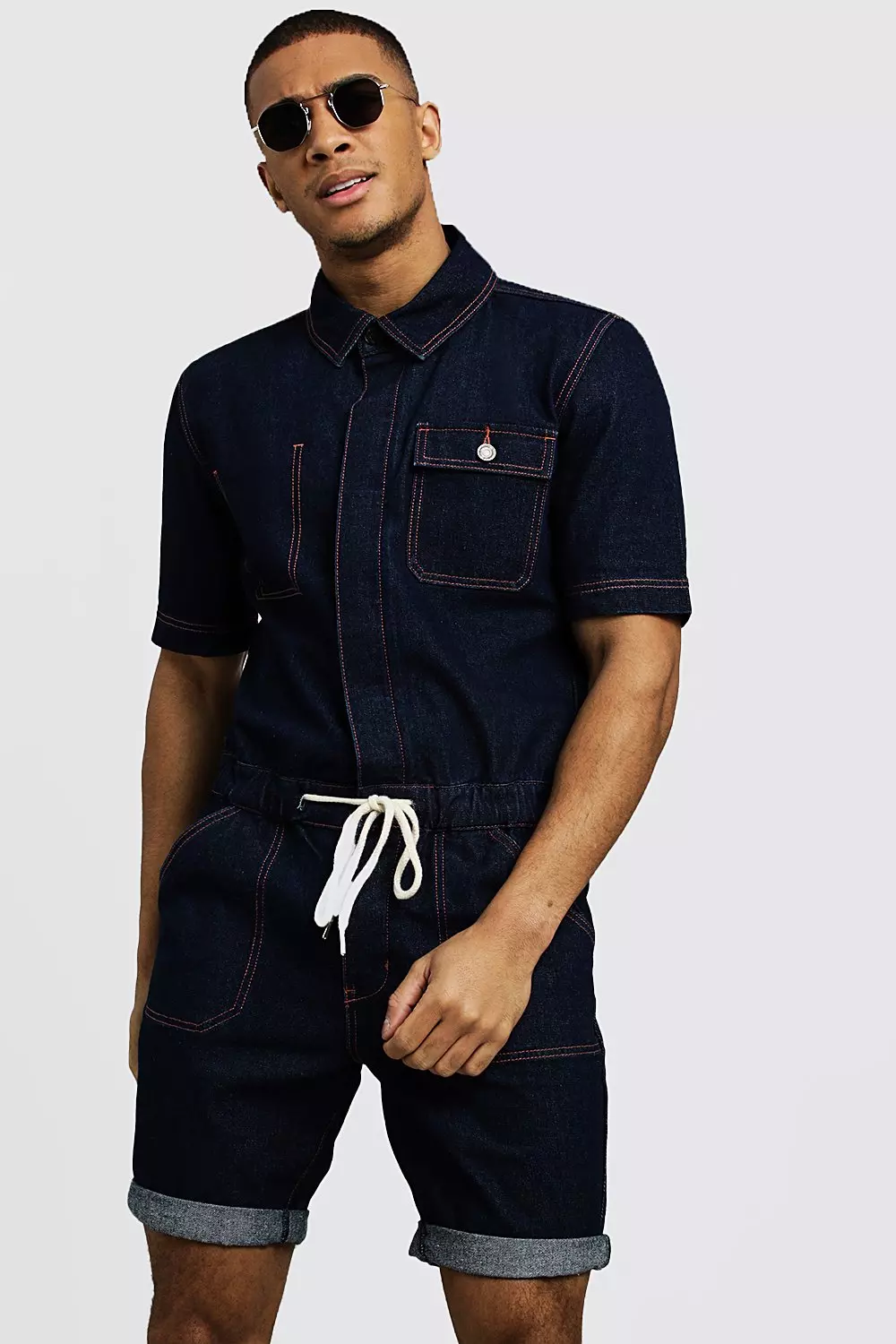 Denim Jumpsuit For Men