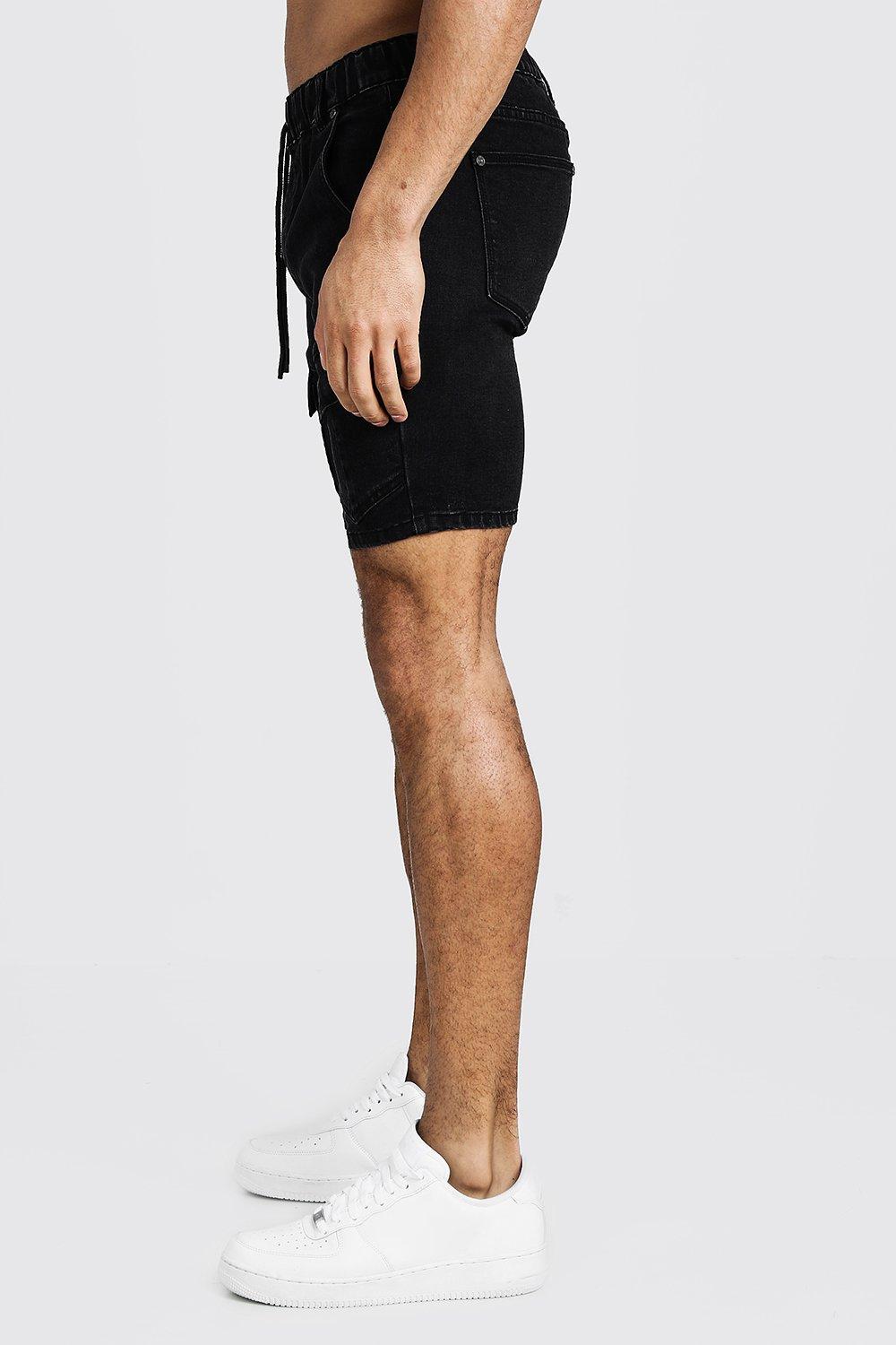 skinny fit cargo shorts