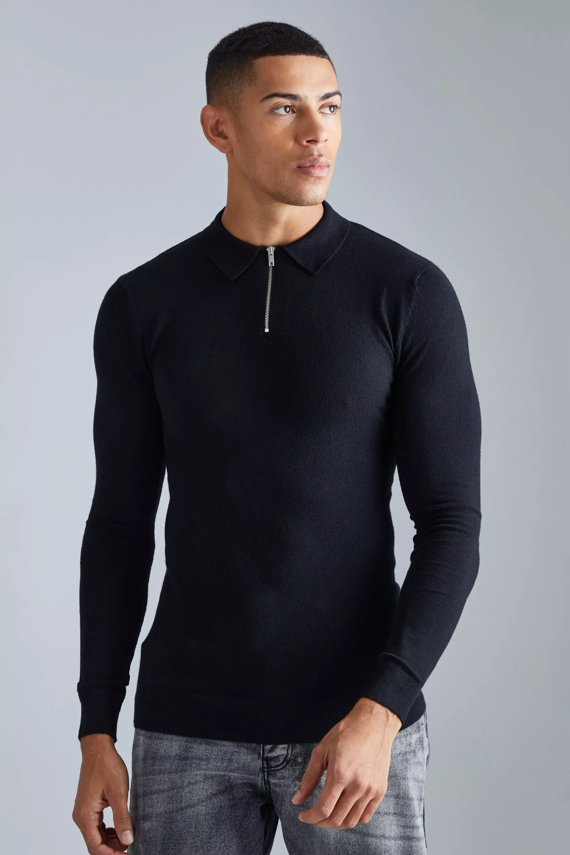 half zip t shirt full sleeve