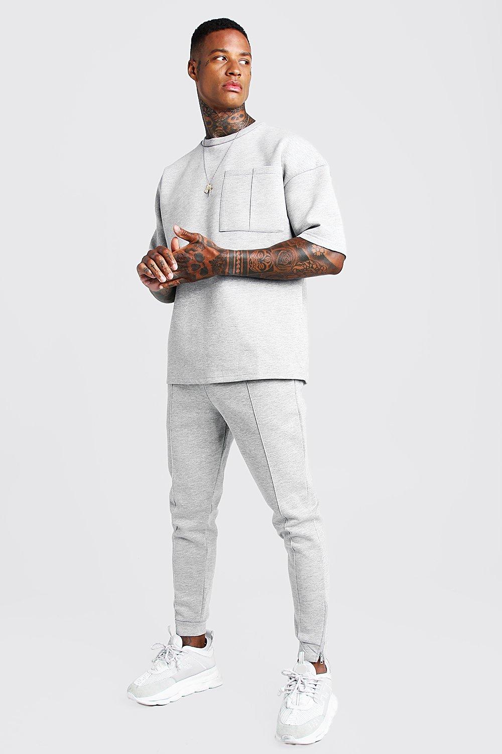 mens twin set tracksuit