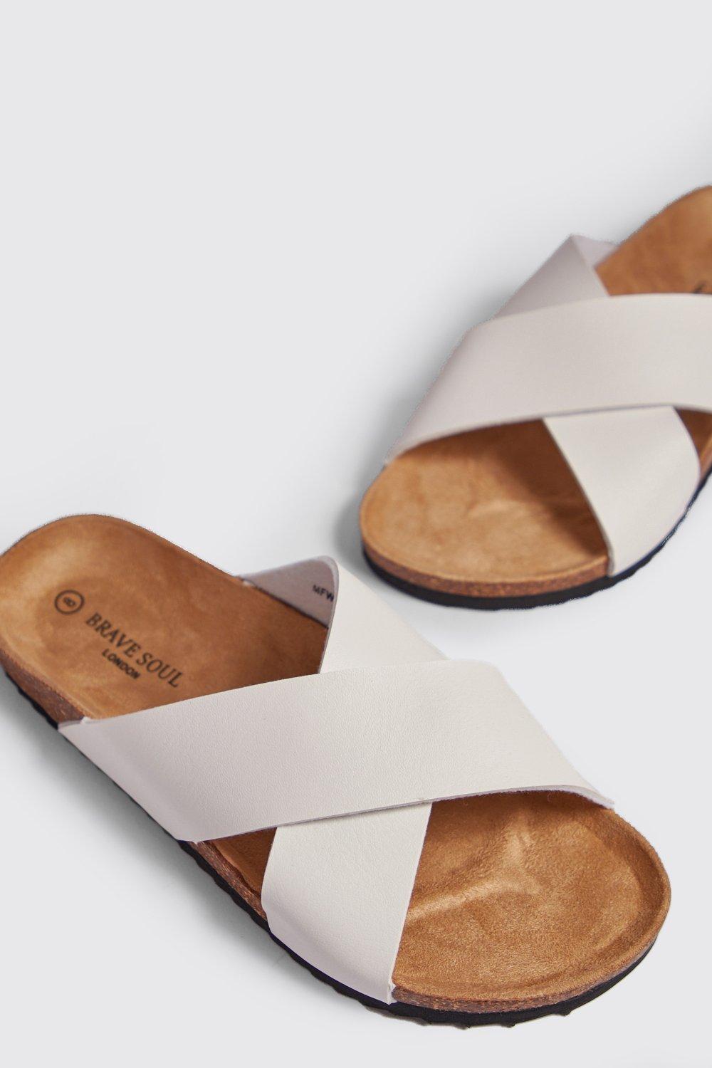 2 strap footbed sandals