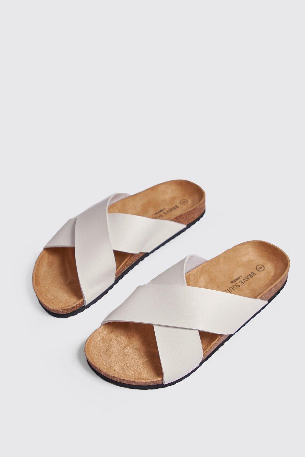 2 strap footbed sandals