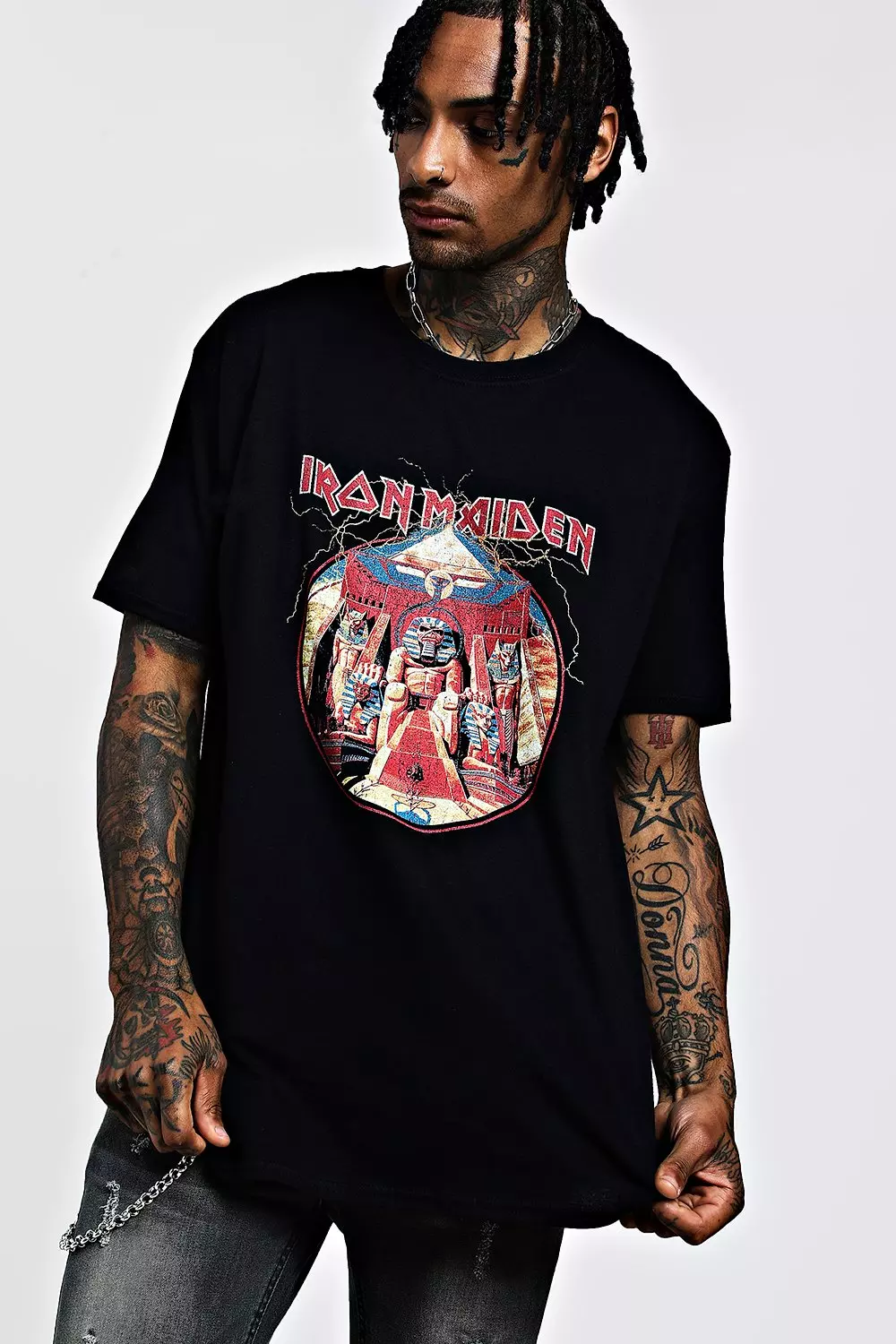 Iron maiden t shirt homme new arrivals