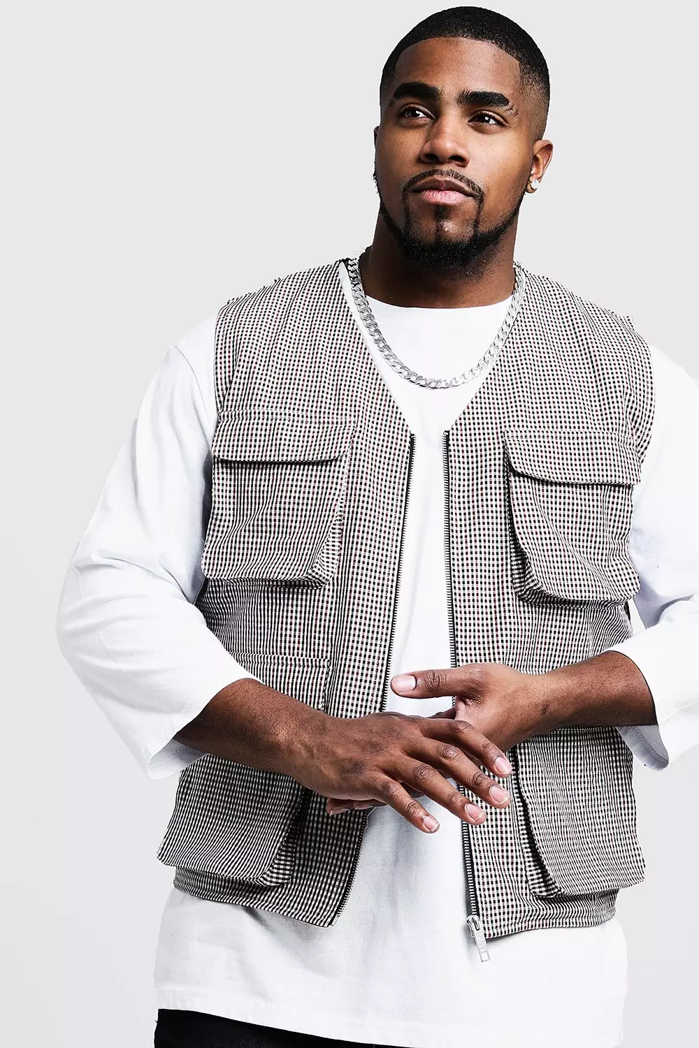 Utility vest plus size sale