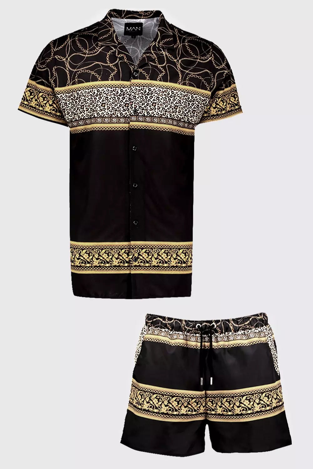 Ensemble short chemise discount versace