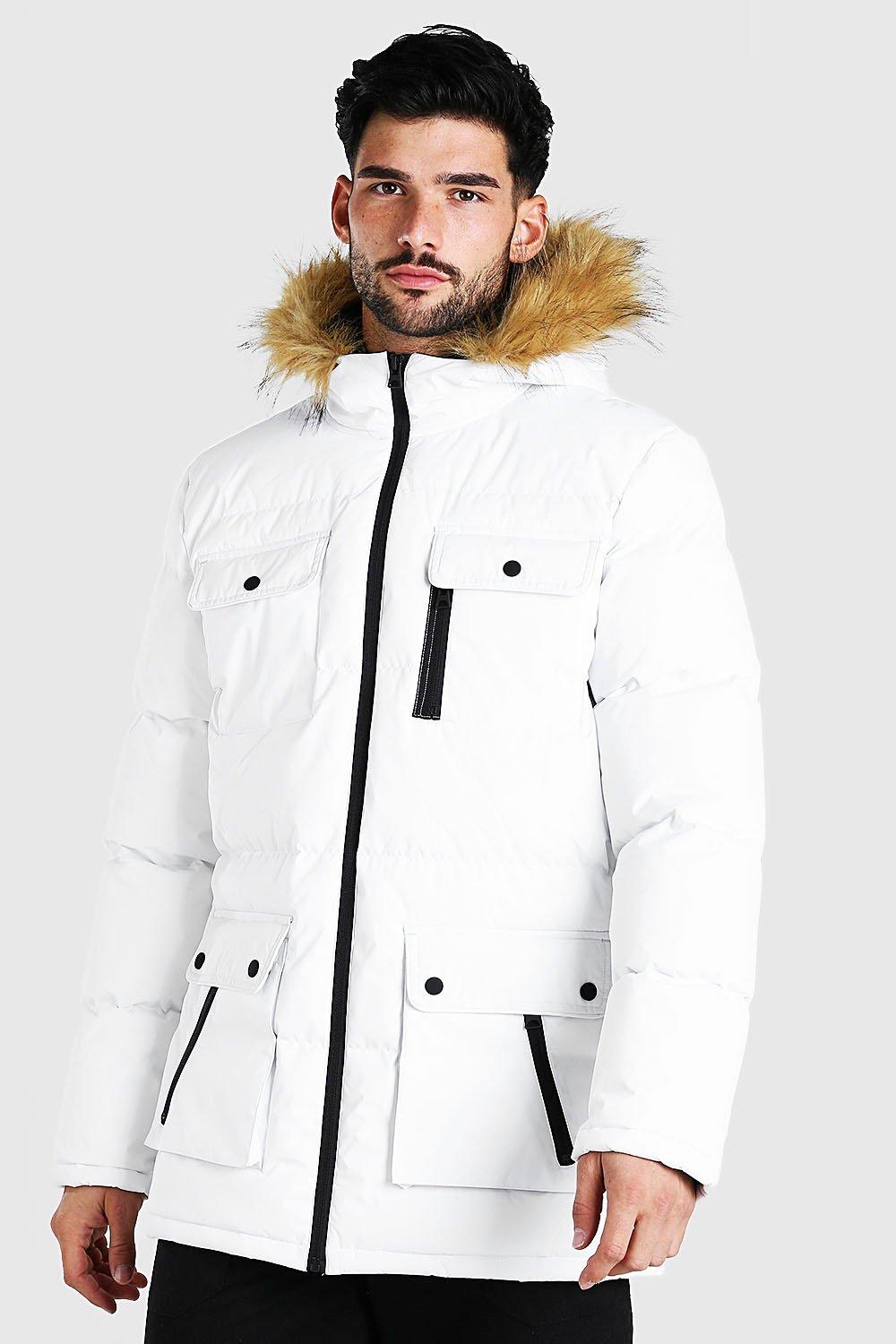 white parka fur hood