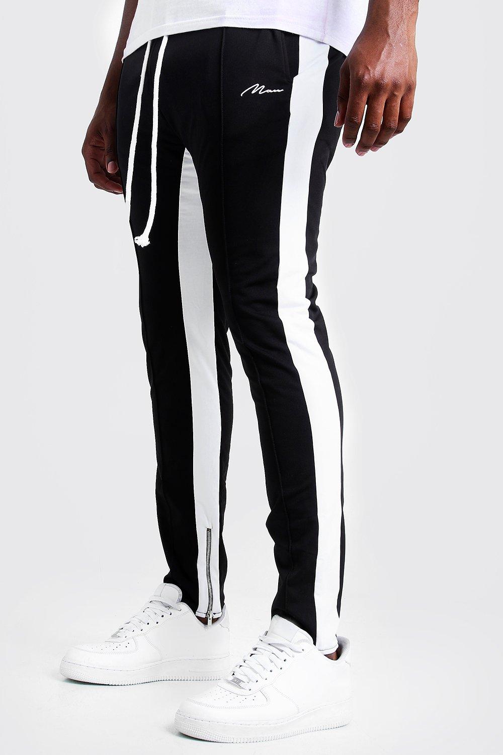 boohooman tricot joggers