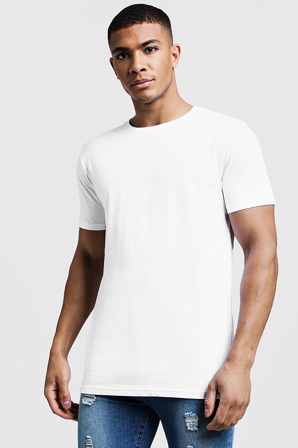boohooman plain white t shirt
