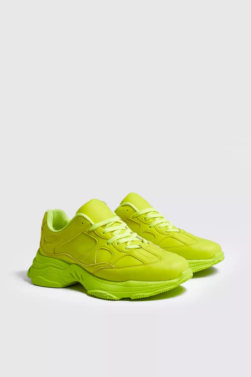 ASOS DESIGN Deejay chunky sole sneakers in yellow