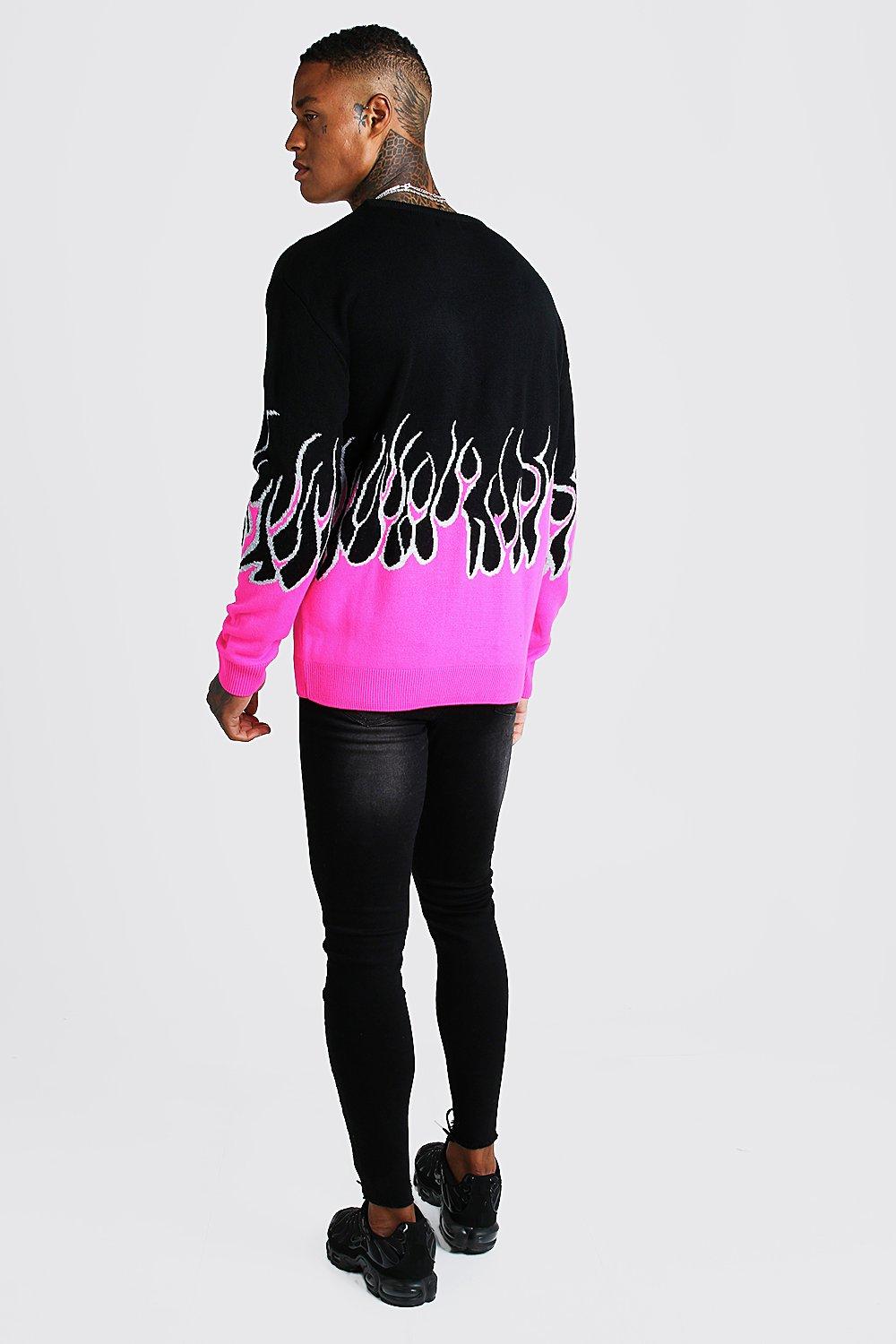 boohooman pink jumper