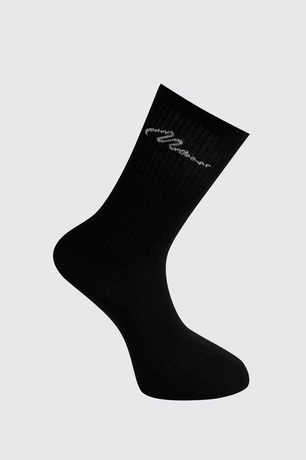 

Фирменные спортивные носки MAN, 1 пара, Black