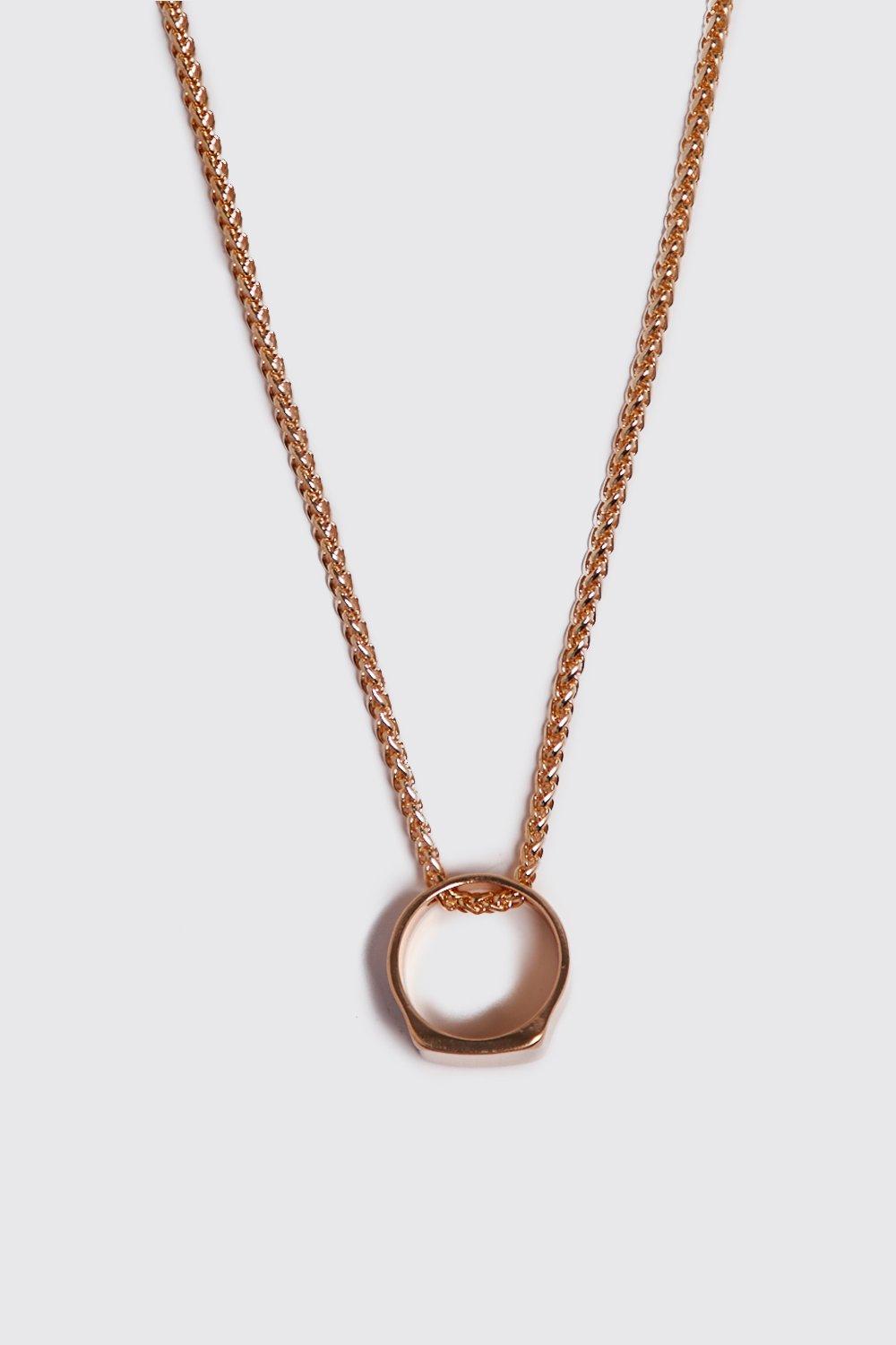 

Ring Pendant Necklace, Gold