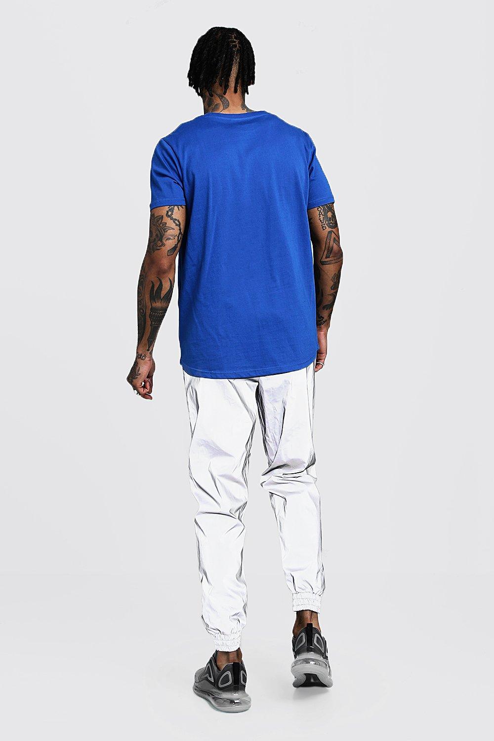 

Reflective Loose Fit Jogger, Silver