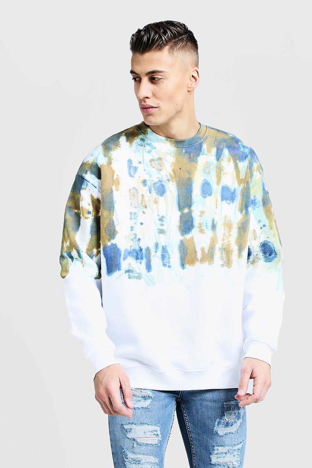 tie dye oversized sweater