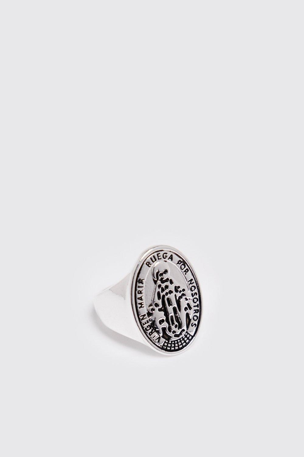 

Engraved Signet Ring, Silver