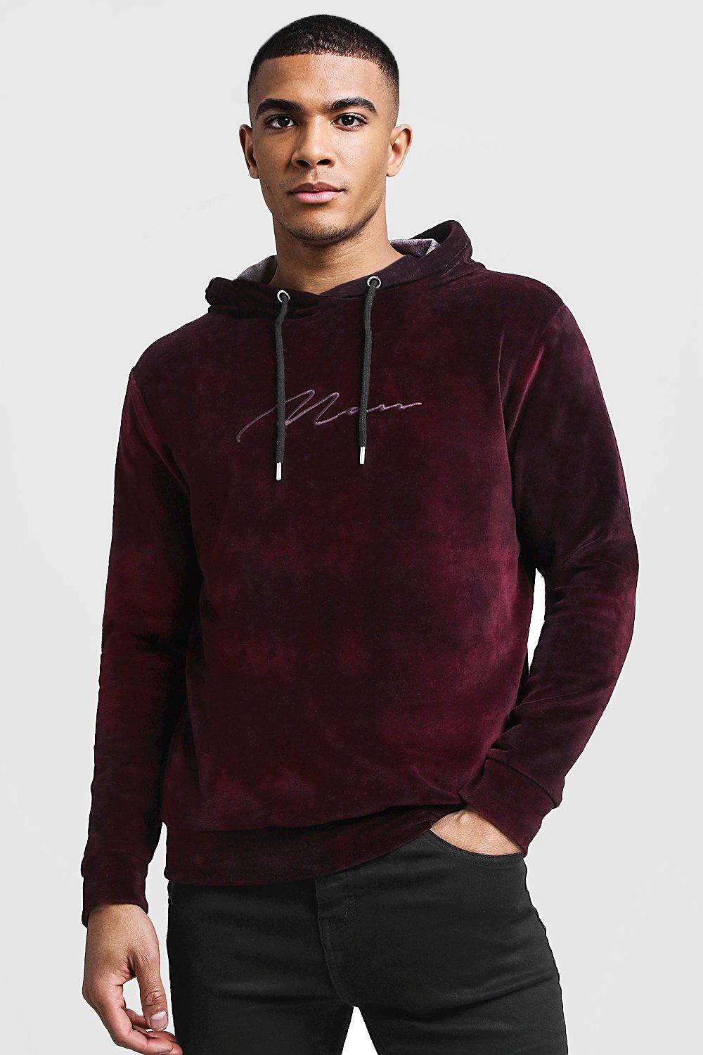 velour sweatshirt mens