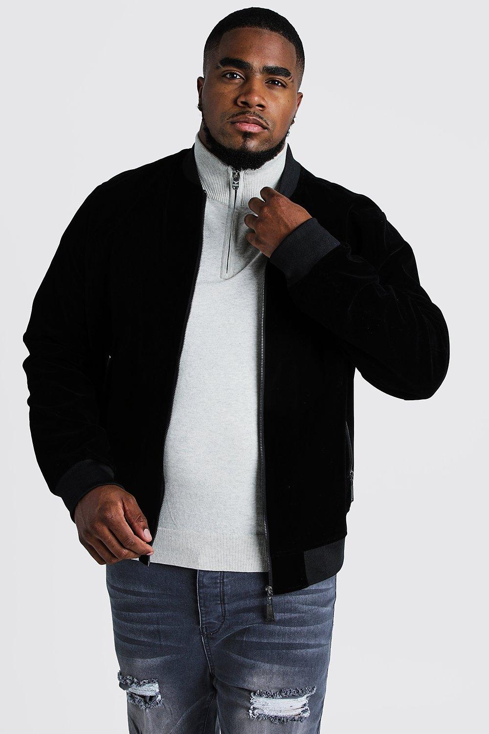 velour black jacket