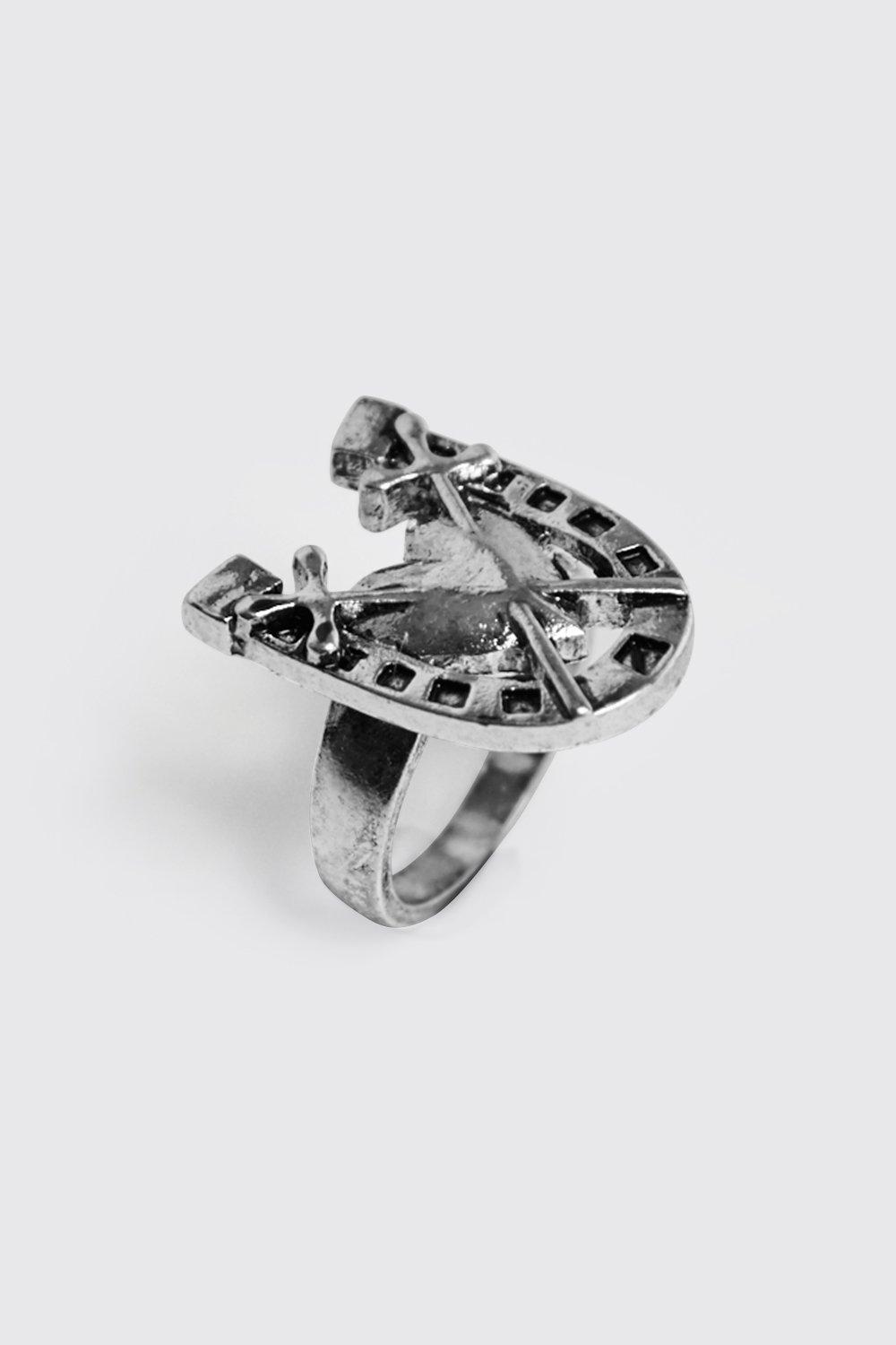 

Кольцо с печаткой с изображением герба, Silver