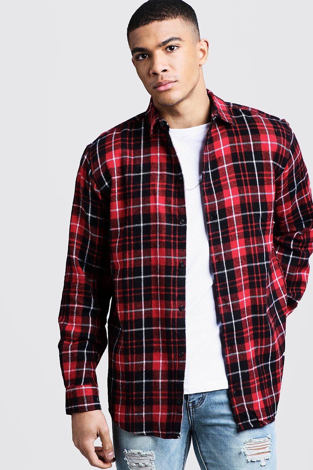 red checkered shirt outfit men