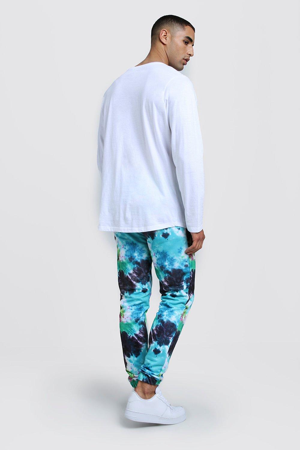 tie dye mens sweatpants