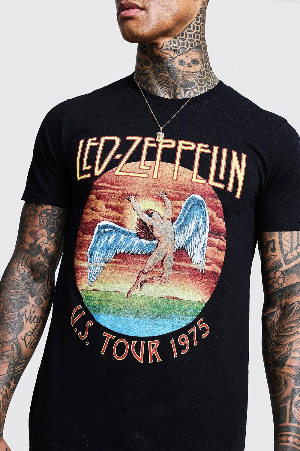 

Лицензированная футболка Led Zeppeling Tour 75, Black