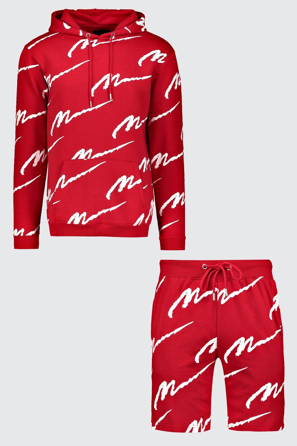 all over man printed hoodie