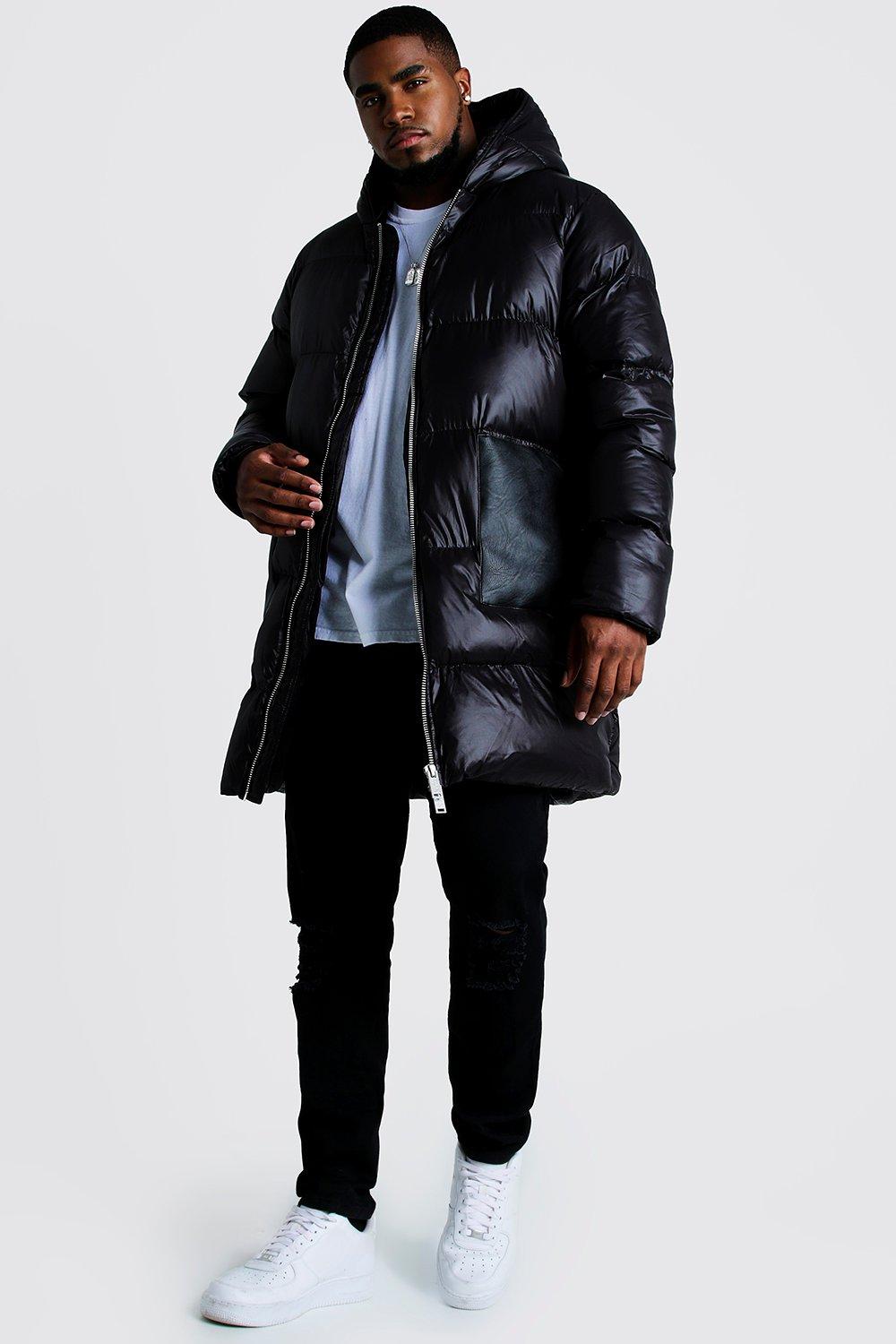 big and tall puffer coats