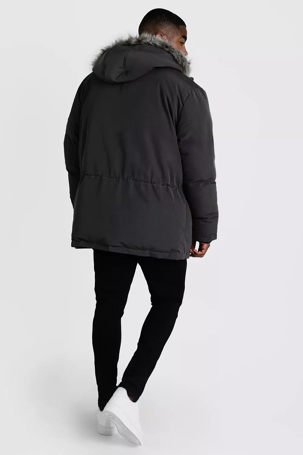 Tall Faux Fur Hooded Arctic Parka