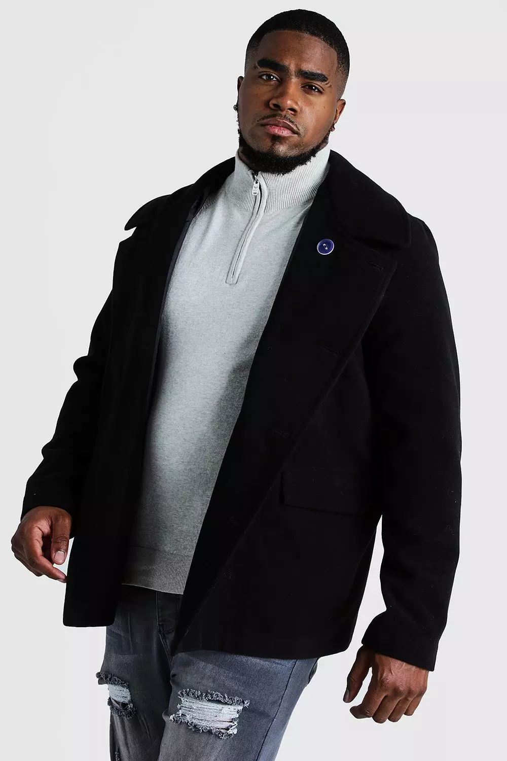 Mens hotsell 3xlt peacoat