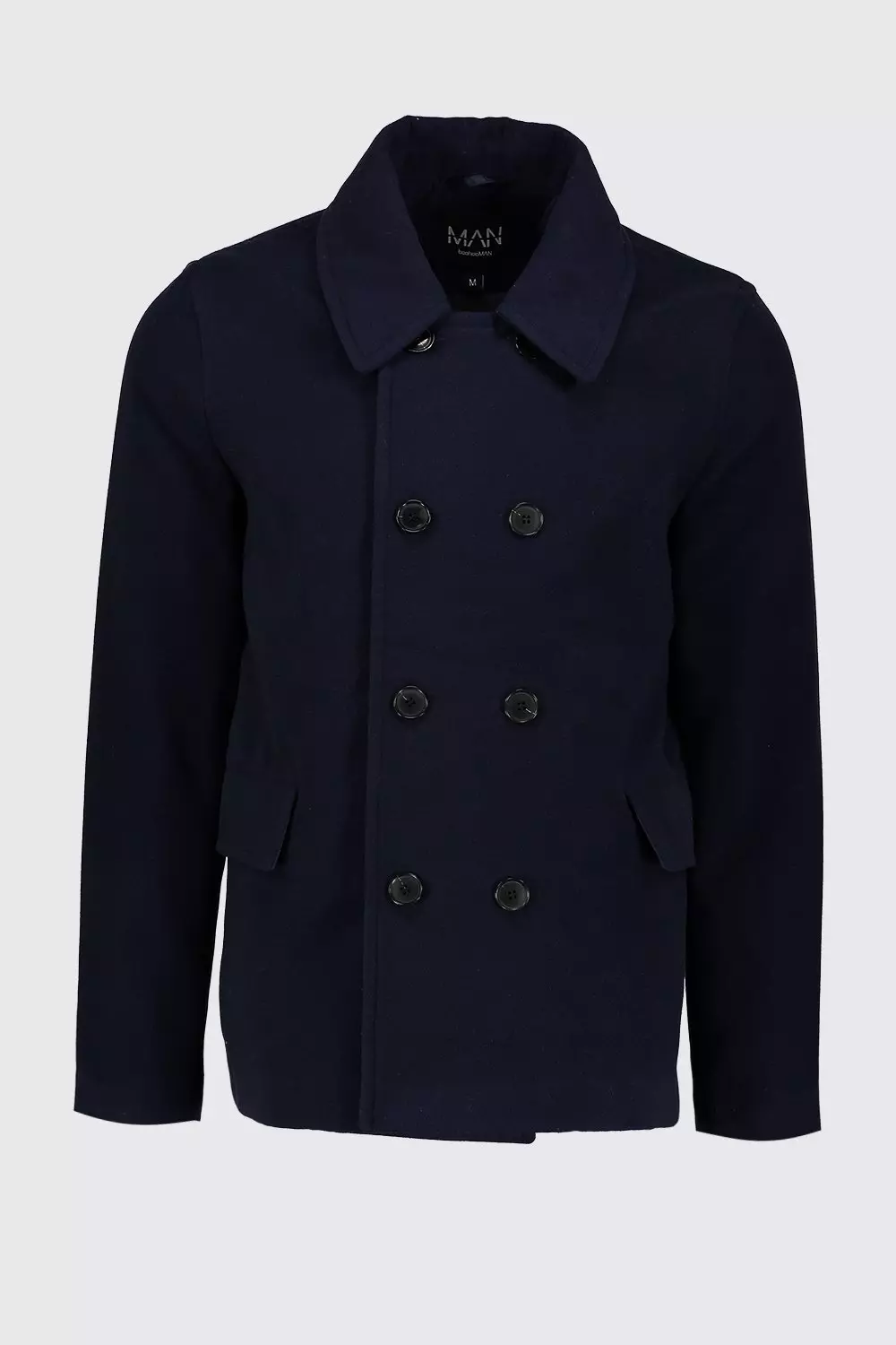 Classic wool look store pea coat