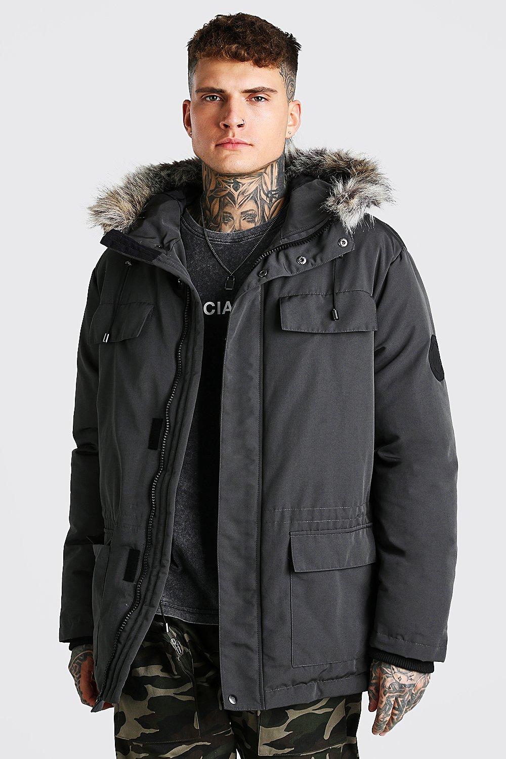 black puffa coat ladies