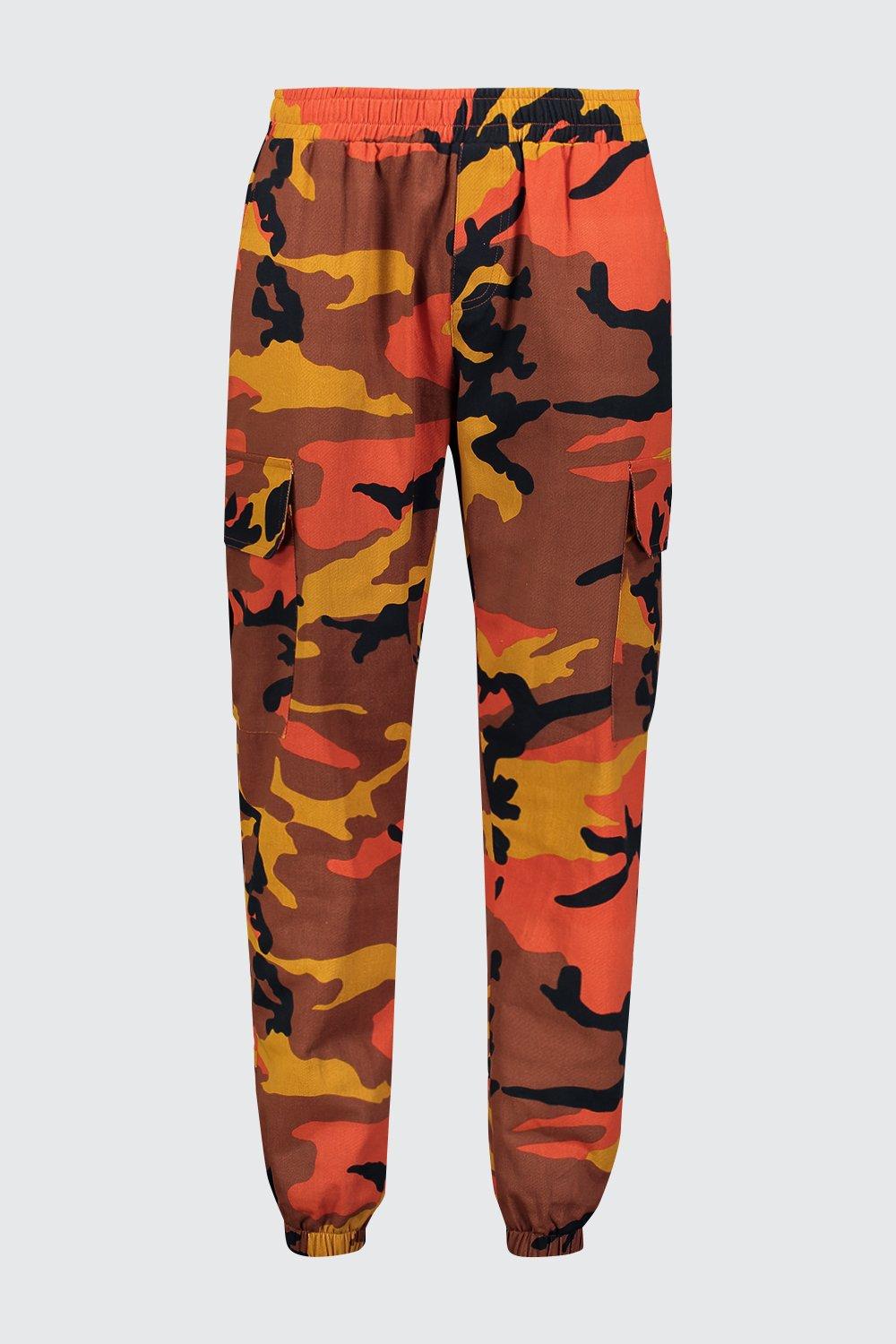 orange utility pants