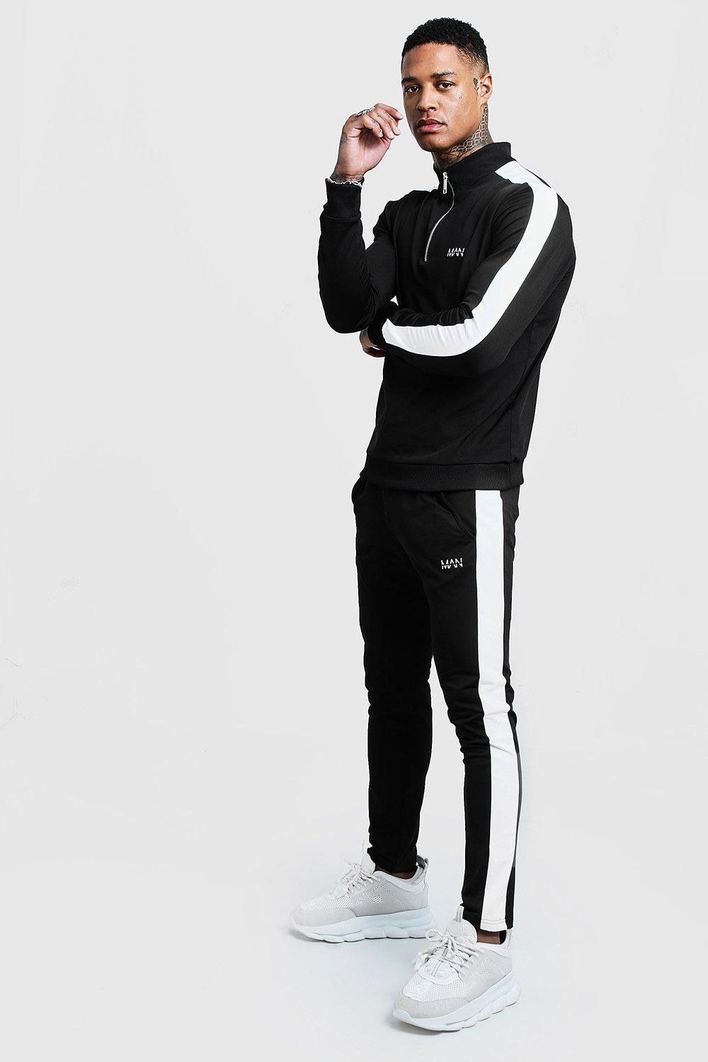 boohoo black tracksuit