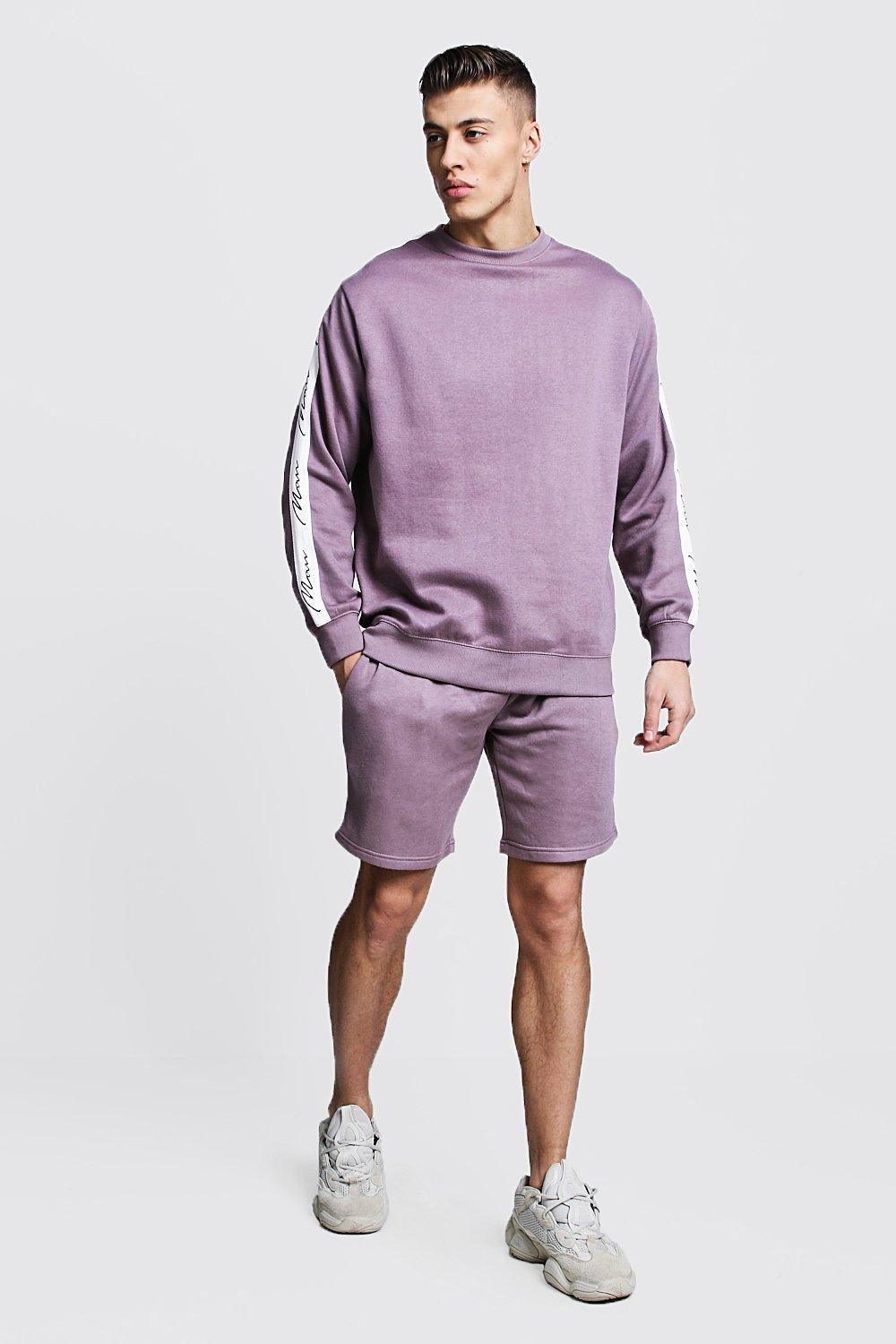 boohooman short tracksuit