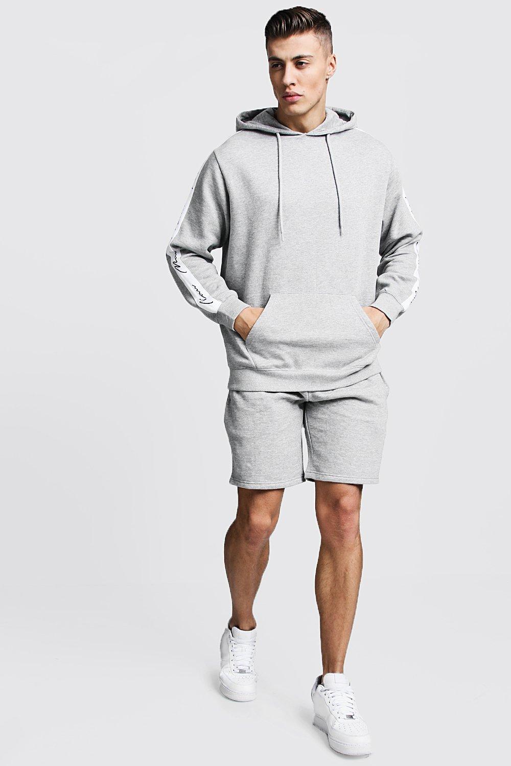 hoodie and short tracksuit