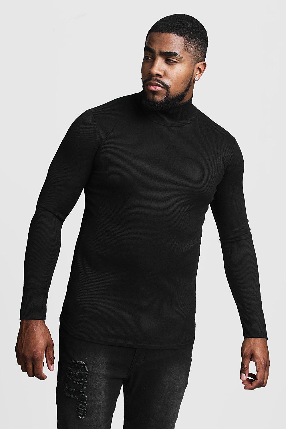boohooman black jumper