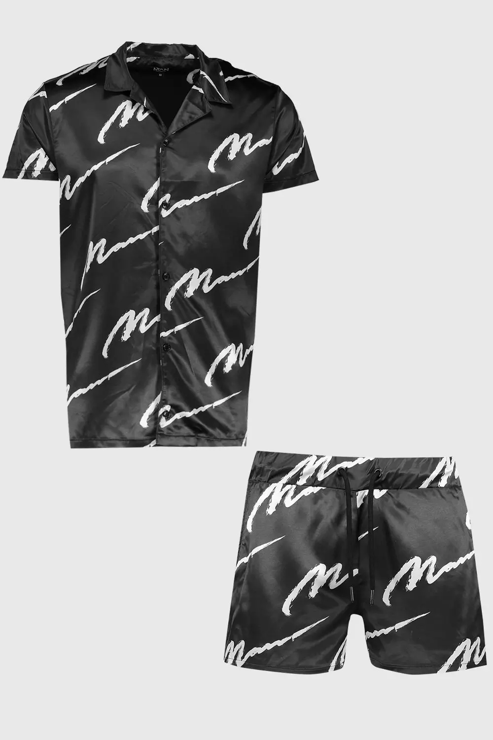 MaySilk Men's Silk Satin Shorts